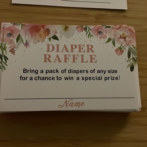 Diaper raffle / Advice and wishes for the parents to be. 42 cards. - Picture 3 of 3
